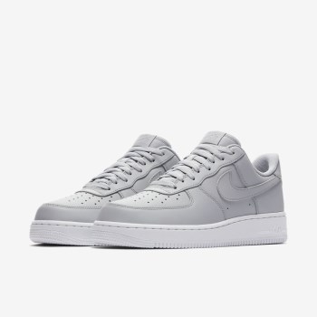 Nike Air Force 1 07 - Férfi Utcai Cipő - Szürke/Fehér/Szürke